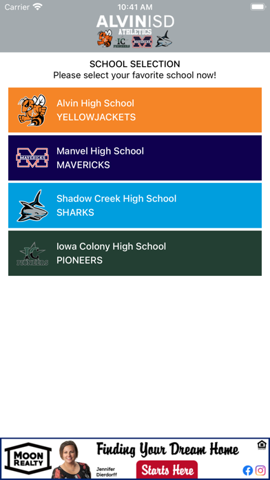 Alvin ISD Athletics Screenshot