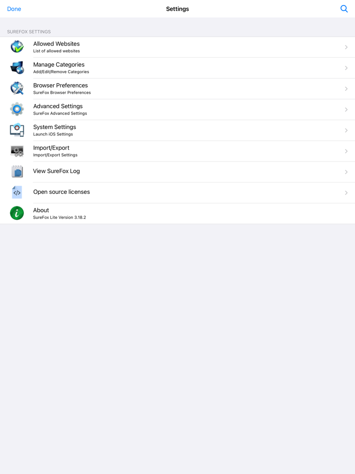SureFox Kiosk Browser Lite
