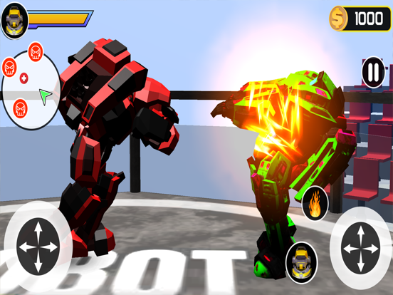 Jet Robot Transform Car Flying iPad screenshot 4 - Games app