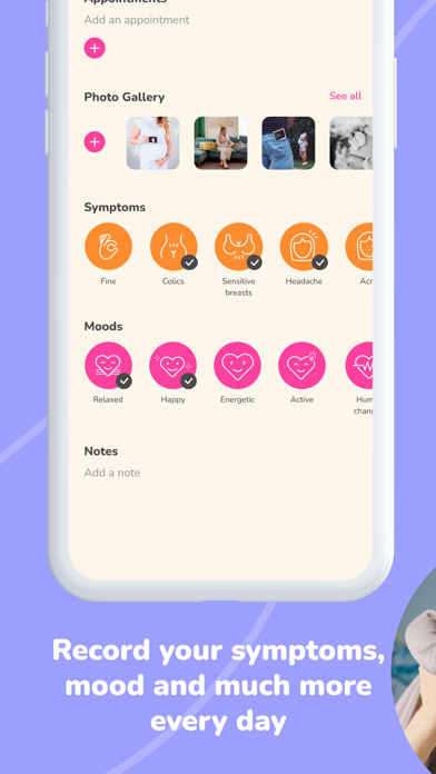 Best Pregnancy Tracker App Screenshot