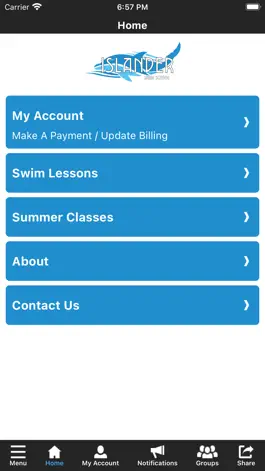 Game screenshot Islander Aquatics Swim School apk