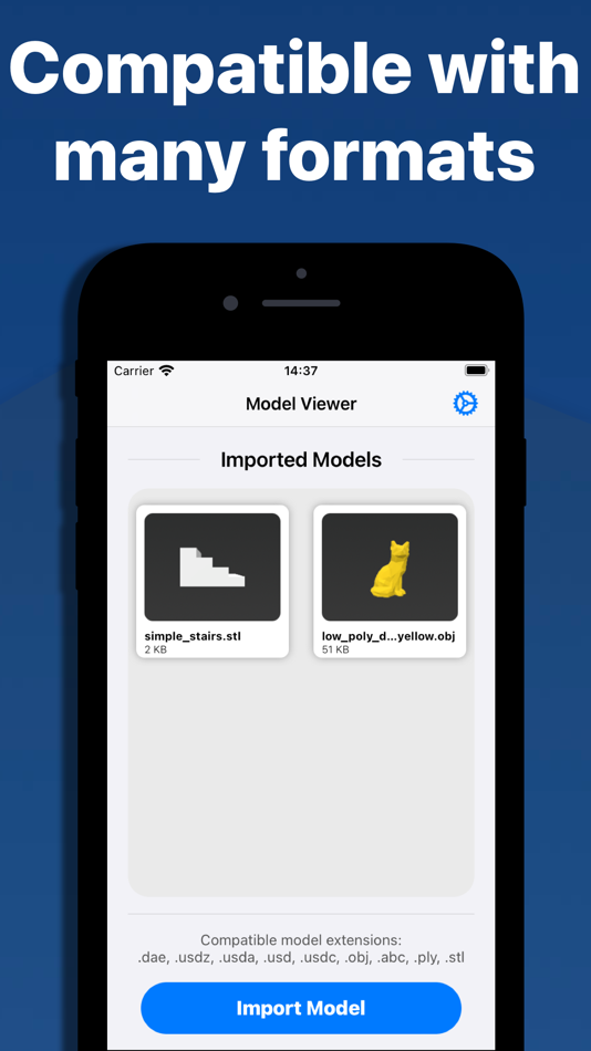 #3. 3D Model Viewer - AR & Print (iOS) 由: Arthur Eduardo Skaetta Alvarez Desenvolvimento de Software LTDA.