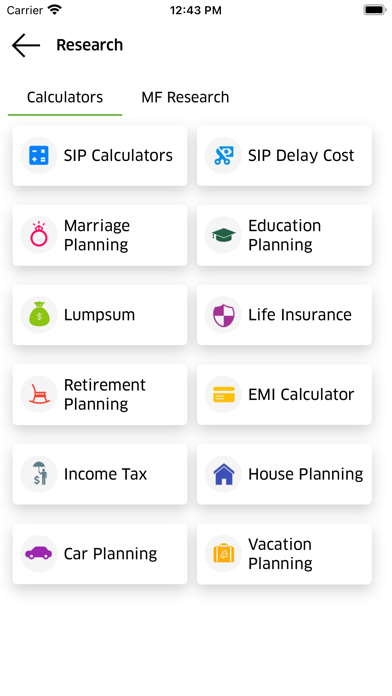 MG Wealth Screenshot