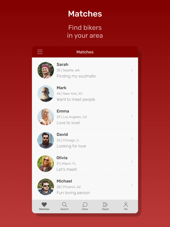 Screenshot #4 pour Biker Planet Dating App