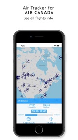 ACA: Air Canada Flight Radar screenshot