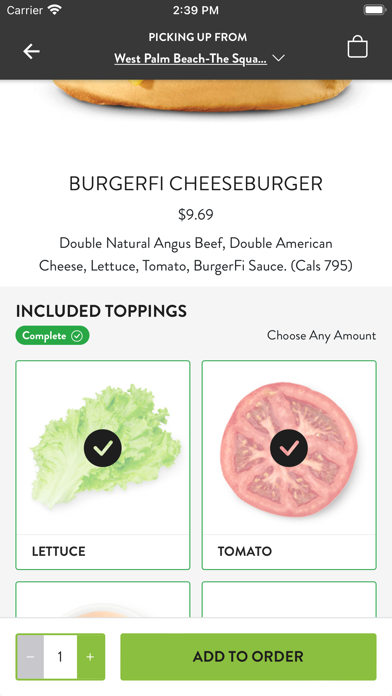 BurgerFi Screenshot