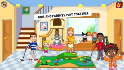 My Town Friends House PJ game Screenshot