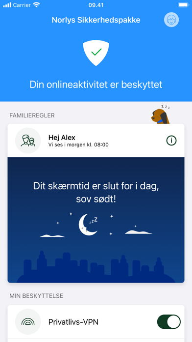 Norlys Sikkerhedspakke Screenshot