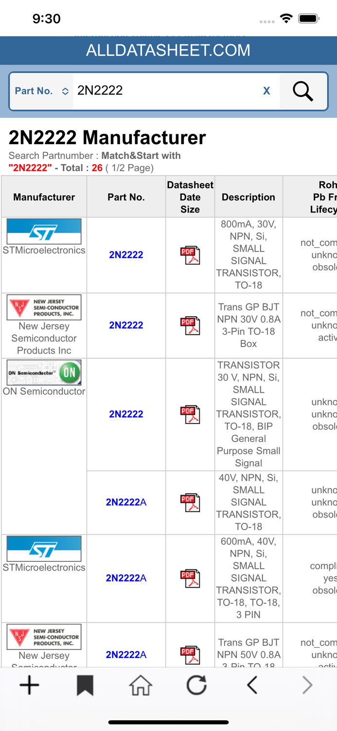 Datasheet PDF - ALLDATASHEET