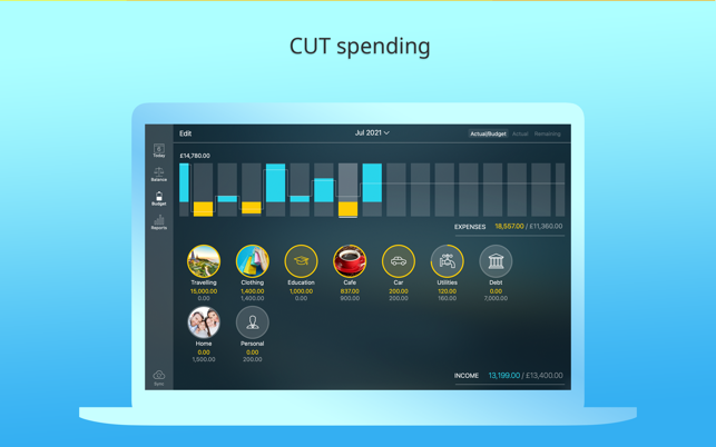 Money Pro: Captura de pantalla de finances personals