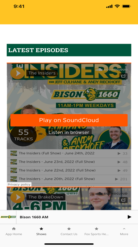 #2. Bison 1660 (iOS) Podle: Radio FM Media, Inc.