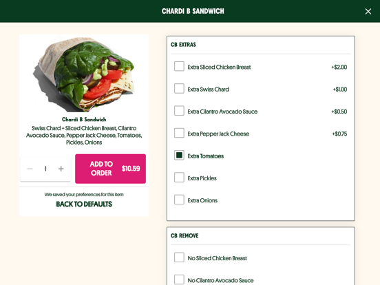 Breadless iPad screenshot 4 - Food & Drink app