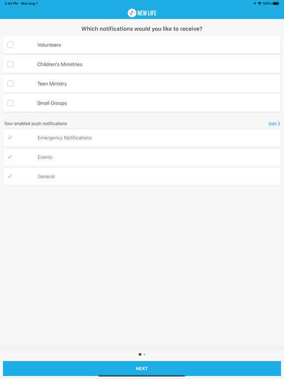 New Life FM Church iPad screenshot 4 - Lifestyle app