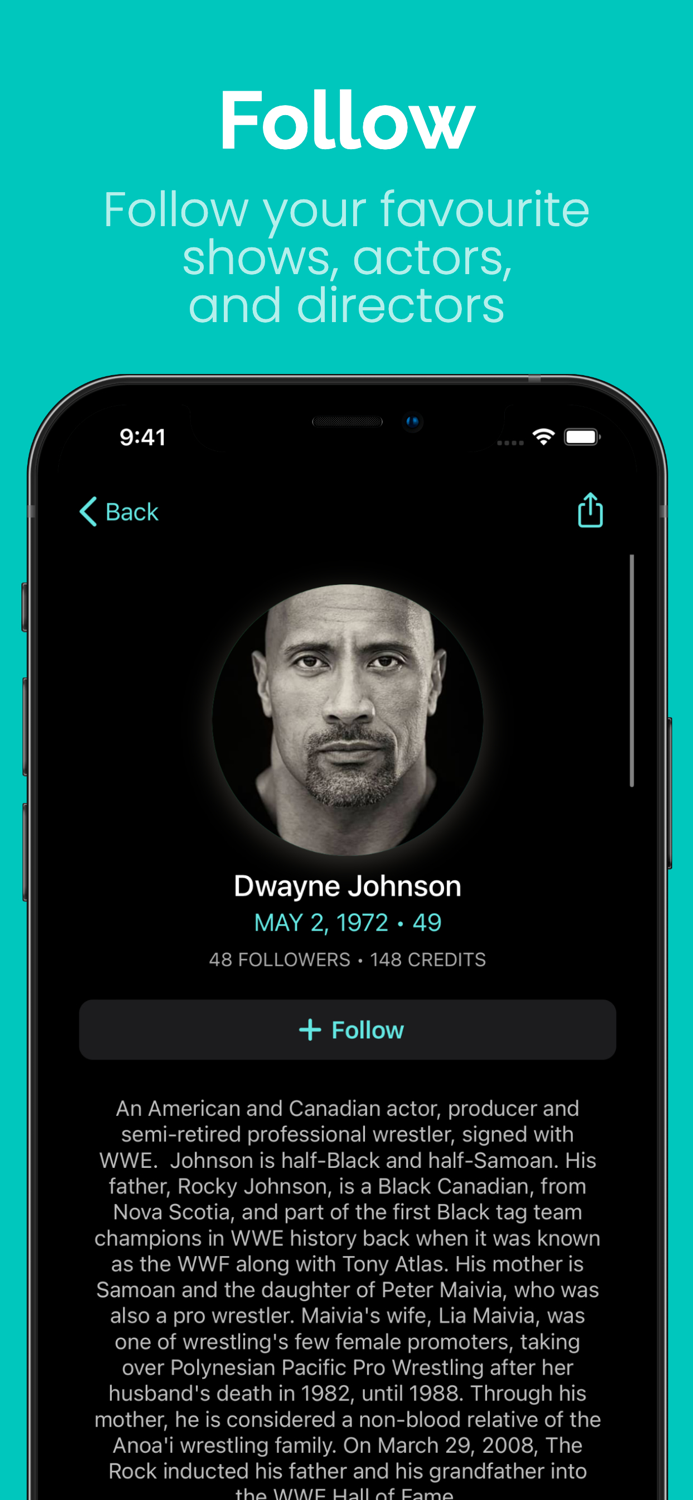 Shows Discover and Track Series