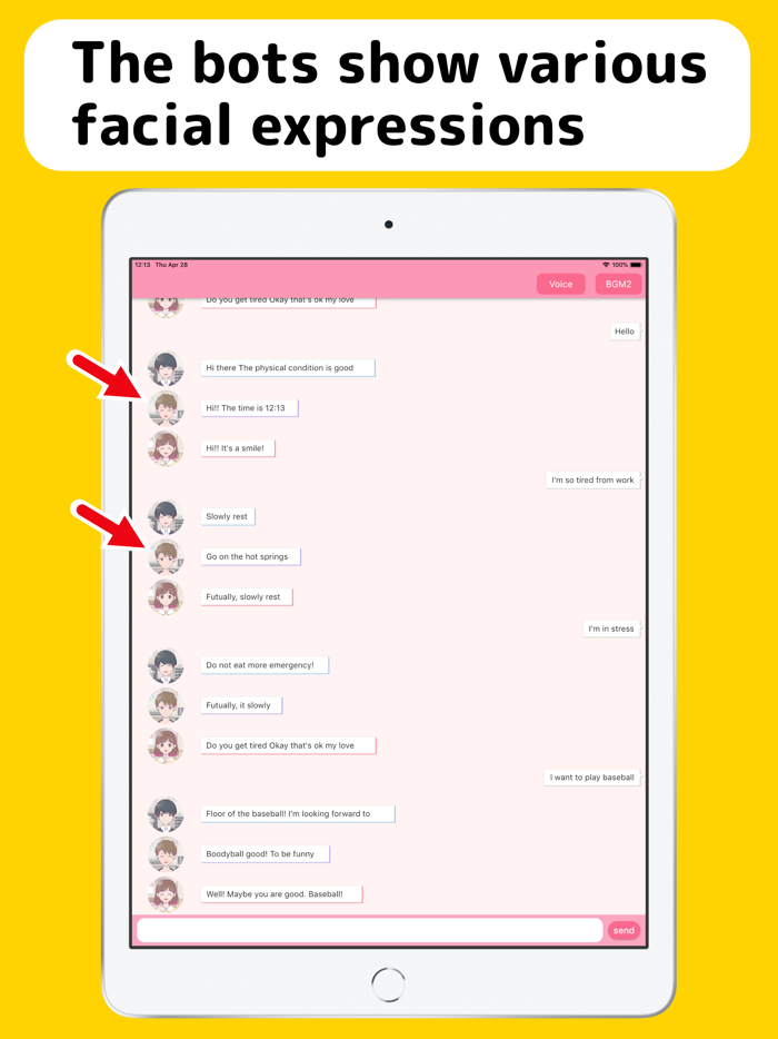 Listened Refreshed Bots chat