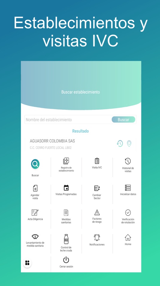 #1. Inspección SanitariApp (iOS) Podle: AC LATIN SOFTWARE SAS