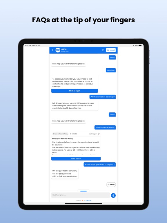 App screenshot