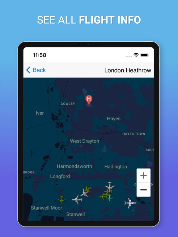 Screenshot #5 pour Air UK : See live all flights