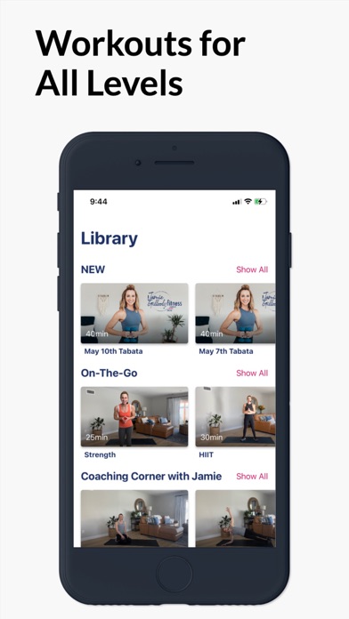 Jamie Gillooly Fitness Screenshot