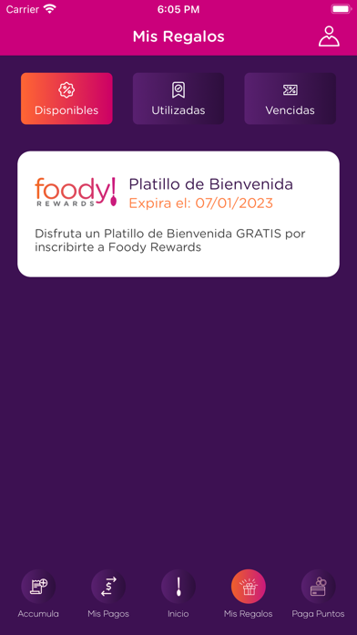 Foody Rewards Screenshot