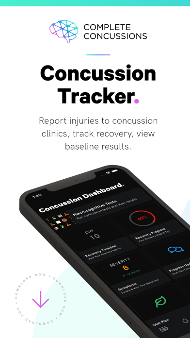 Screenshot #1 pour Concussion Tracker