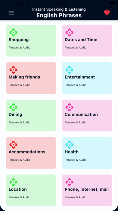 English Phrases Audio Screenshot