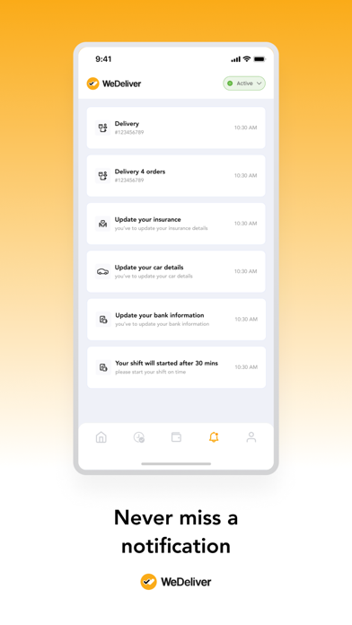 WeDeliver Captains Screenshot