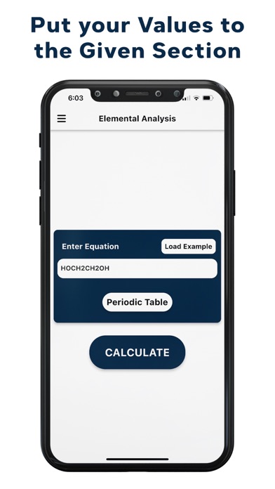 Screenshot #2 pour Elemental Analysis Calculator