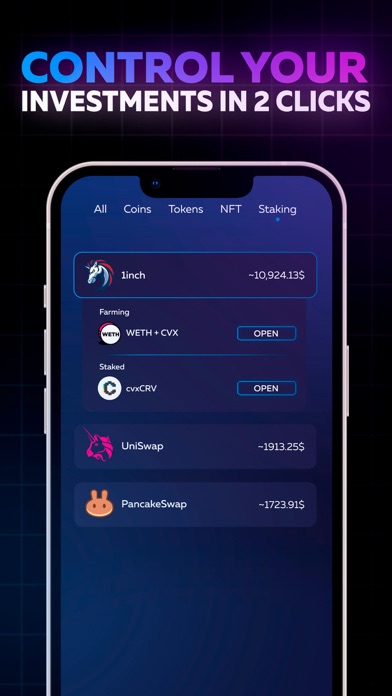 Aurora: CryptoWallet Screenshot