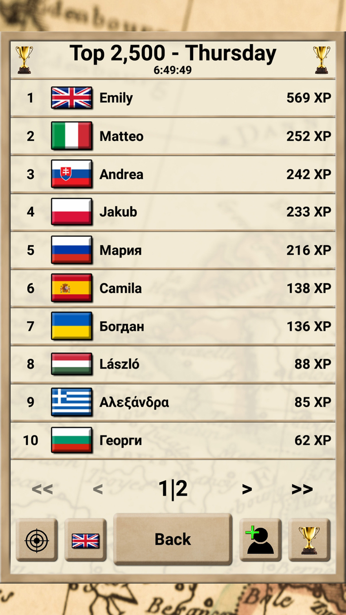 Europe Geography - Quiz Game