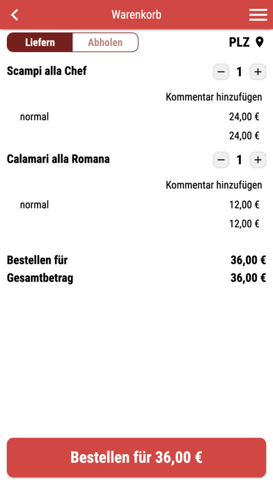 Ristorante Pizzeria Maihohle Screenshot