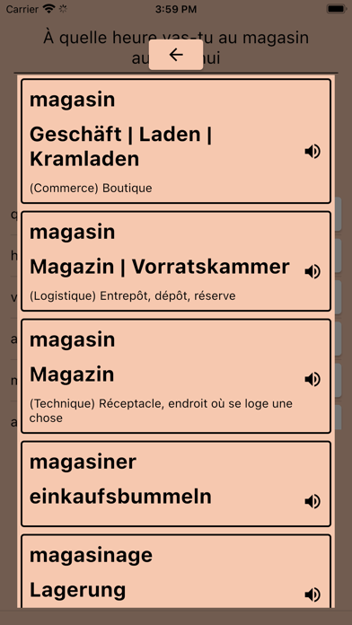 AI Dictionnaire Allemand Screenshot