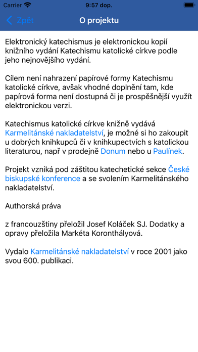 Katechismus Katolické Církve Screenshot