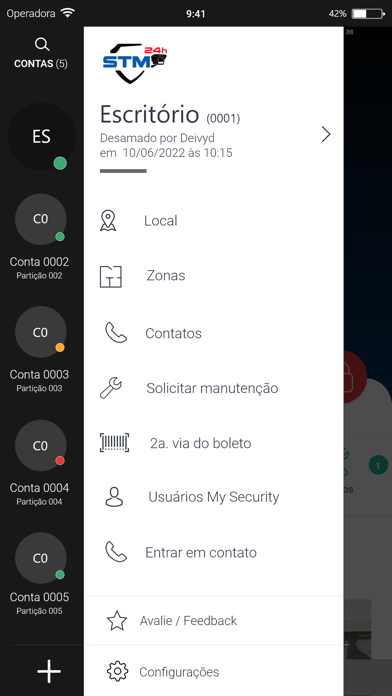 STM Alarmes Screenshot
