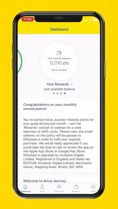Aviva Journey Screenshot