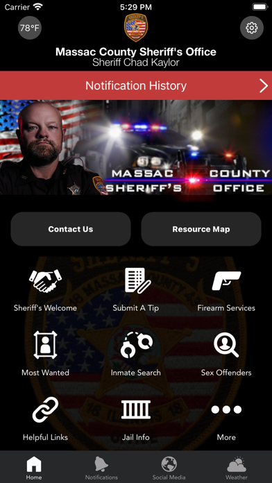 Massac County Sheriff (IL) Screenshot