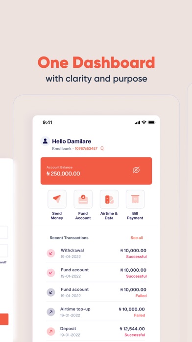 Kredi Agency Banking Screenshot