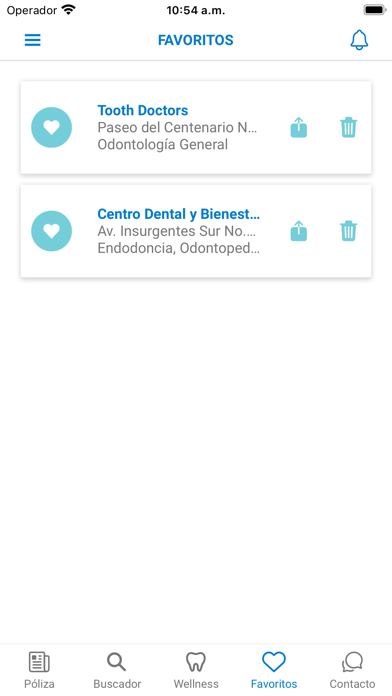 Dentegra Seguros Dentales S.A. Screenshot