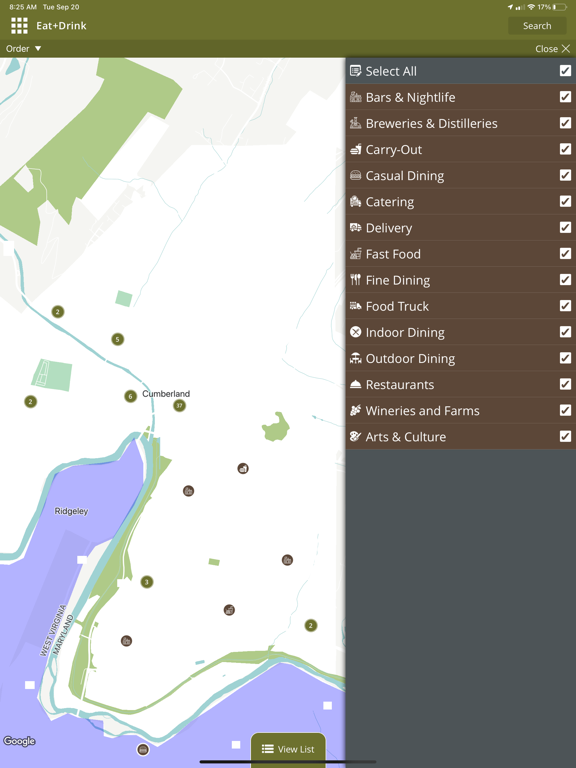 Mountain Maryland iPad screenshot 4 - Travel app