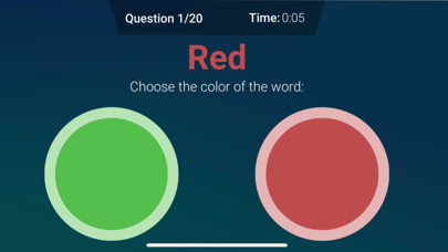 StroopTest Screenshot