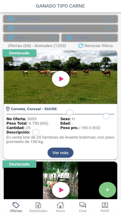 Mercado Ganadero SEV Screenshot