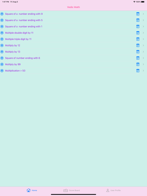 Screenshot #4 pour Vedic Mathematics
