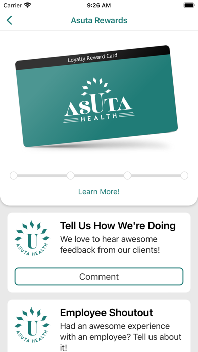 Asuta Health Screenshot