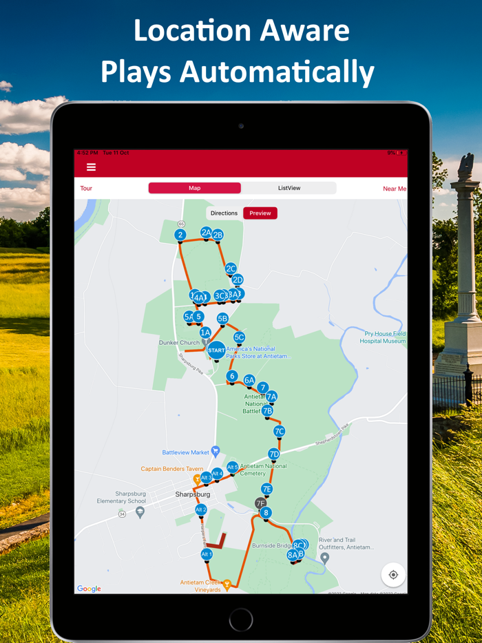 Antietam Battlefield Auto Tour