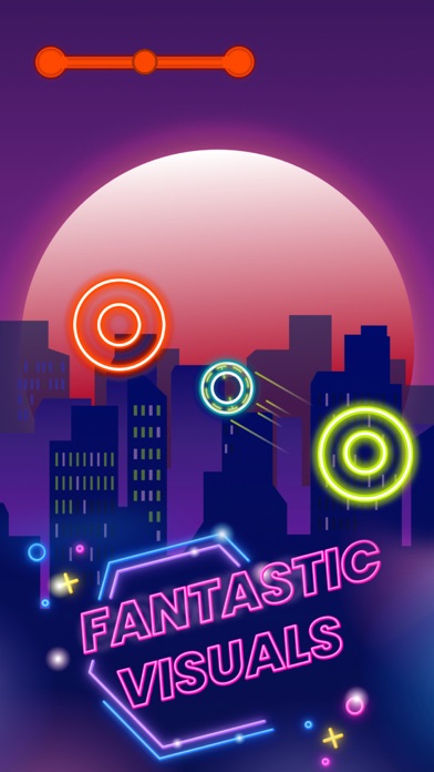 Neon Ball Hop – Aim and Shoot Screenshot