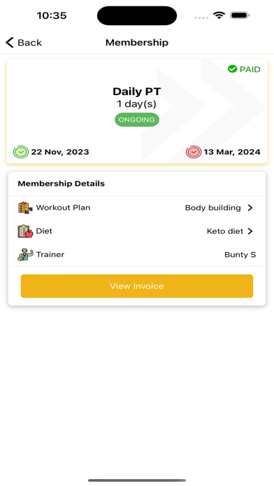 Central Fitness Screenshot