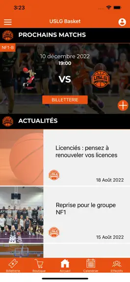 Game screenshot USLG Basket apk
