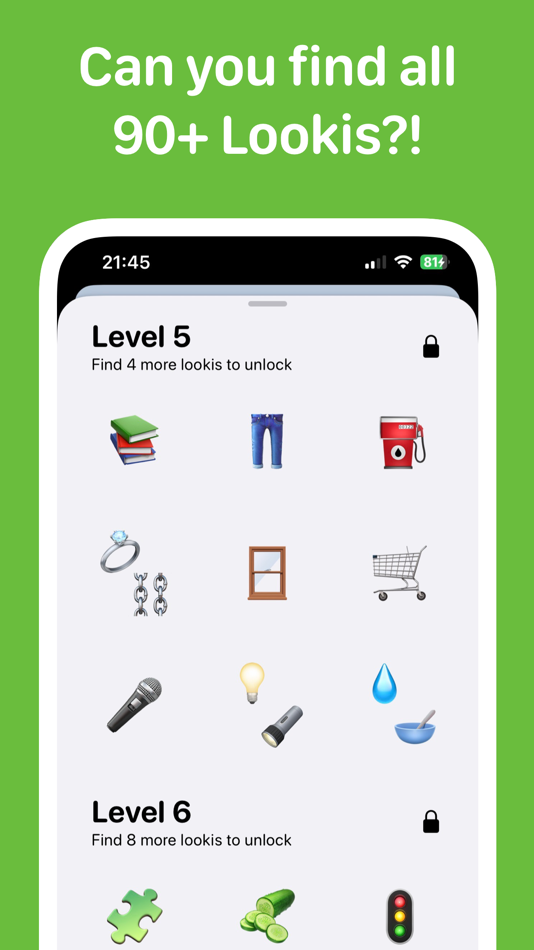 #7. Looki - Camera Capture Game (iOS) Podle: Good Snooze