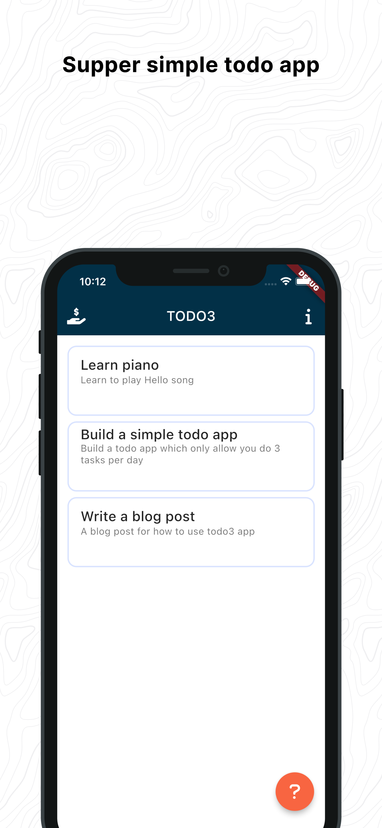 TODO 3: Only 3 tasks per day