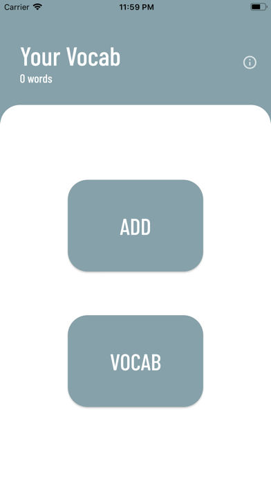 Your Vocab Screenshot